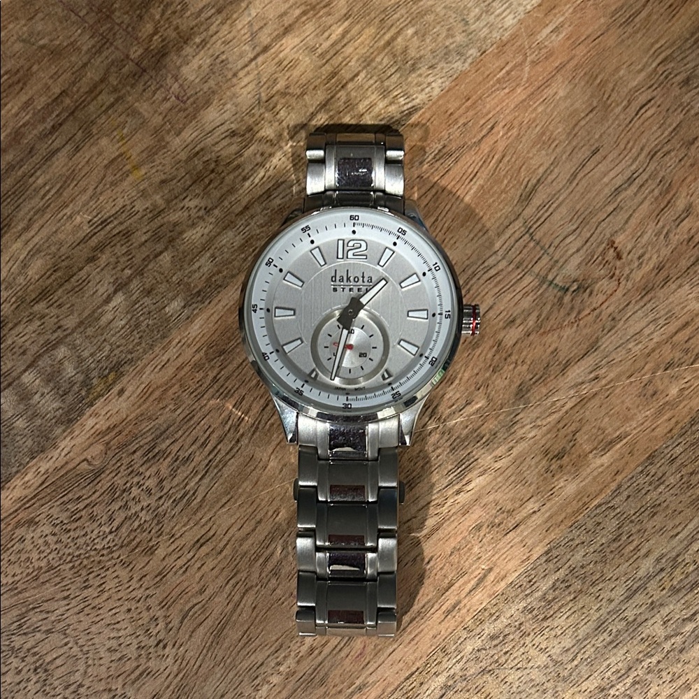 Men’s Dakota Silver Stainless Steel Watch